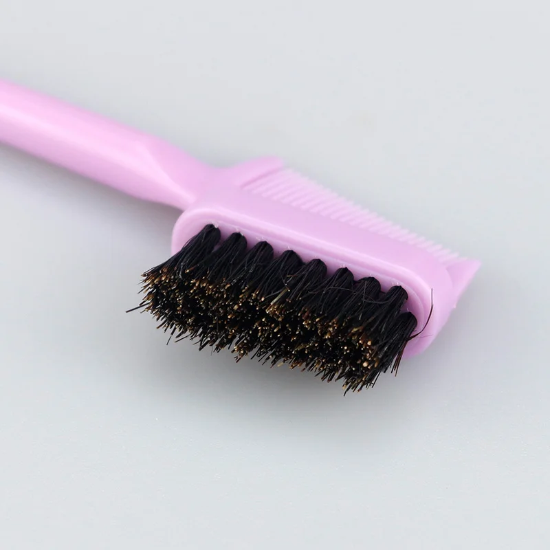 Двухсторонняя расческа для волос щетка укладки гребень бровей Шпилька хвоста