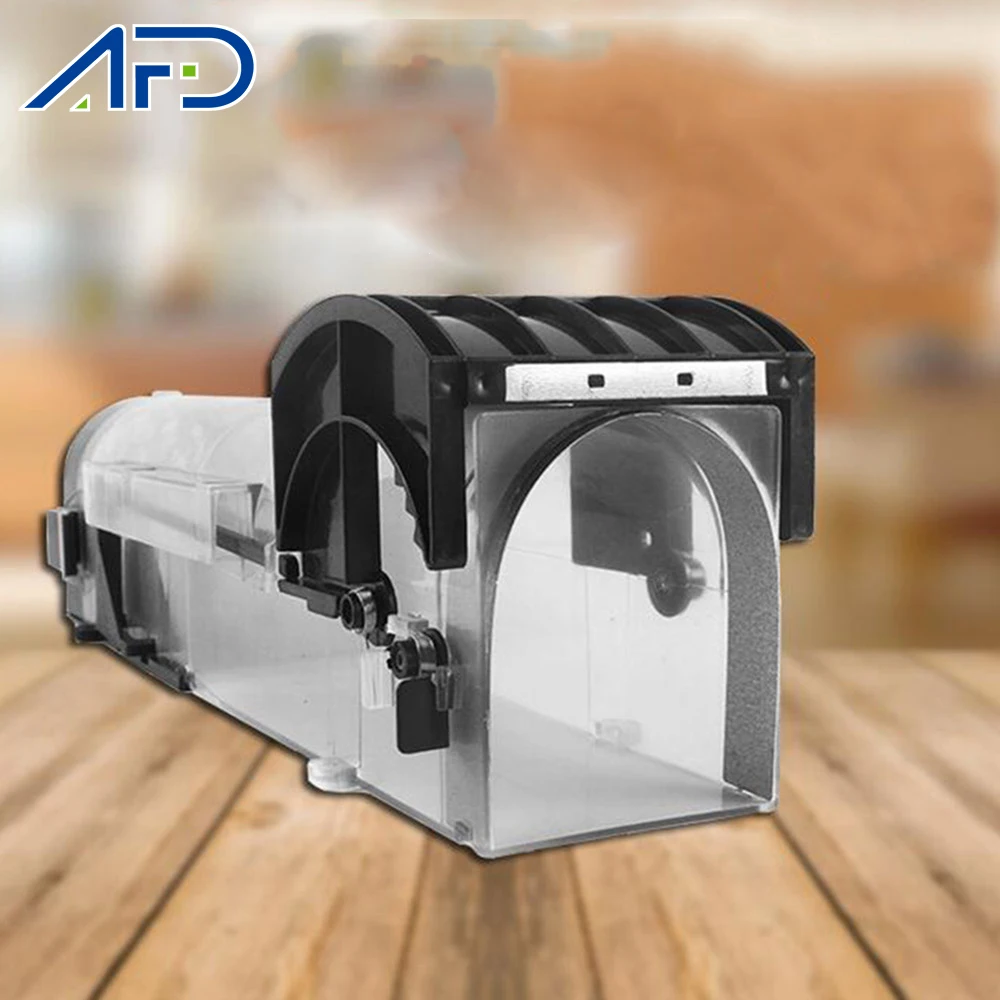 

Smart Mouse Trap Reusable Humane Clear Plastic Rat Rodent Cage No Kill Rodent Catcher Mice Live Trap Indoor Outdoor Pest Control