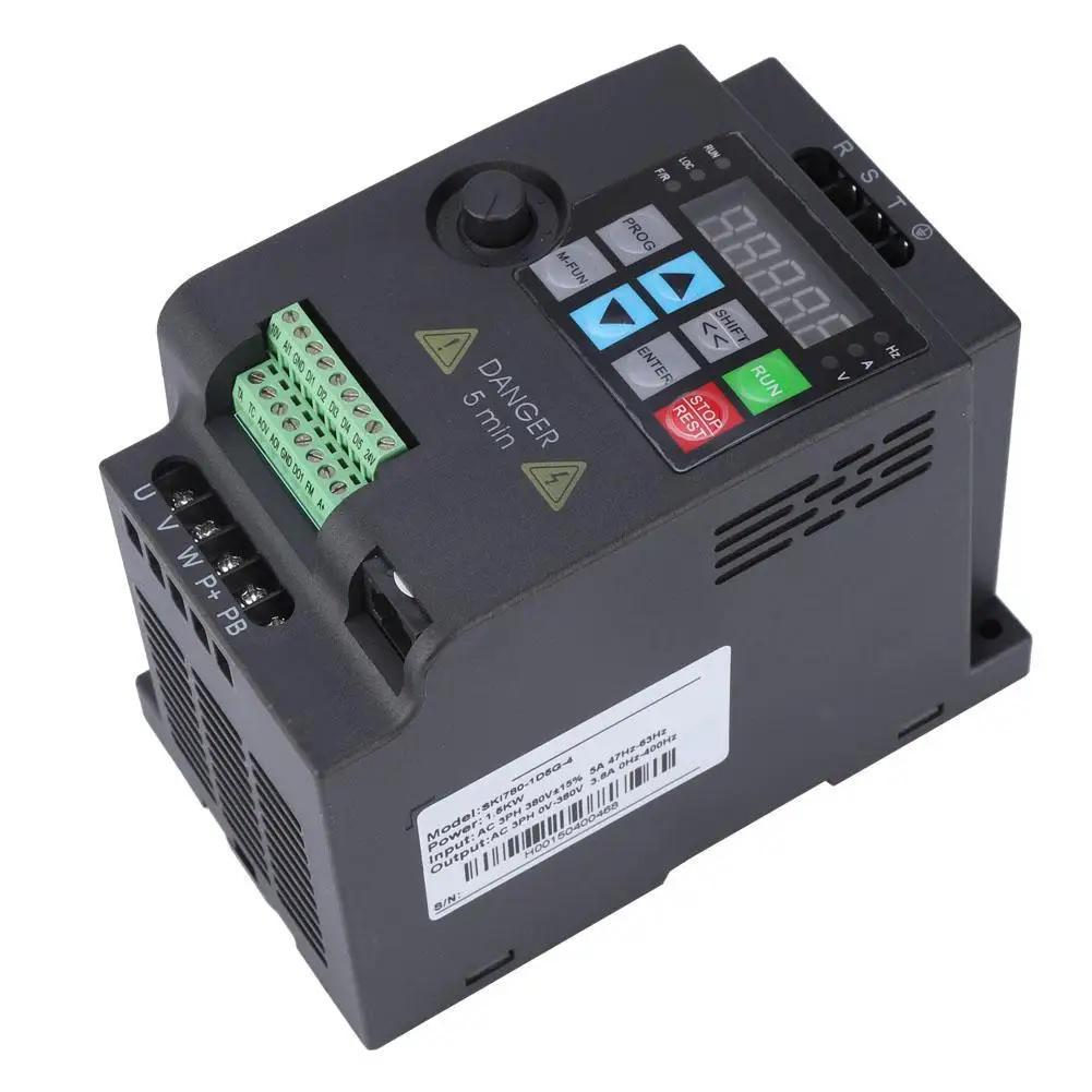 Преобразователь частоты переменной SKI780 Mini VFD 220 В/380 В 0 75/1 5/кВт 3 фазы для
