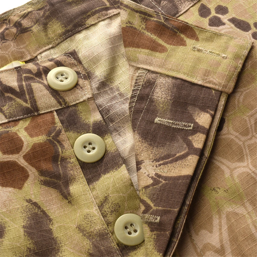 

11Colors Hight Quality Unisex Army Suit Jacket Pants Military Hunting Soldier Uniforms Tactical Combat WW2 Camouflage Clothing