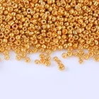 Стеклянные бусины, 2 мм, металлические, 110, глянцевые, чешские, круглые, разделительные, стеклянные бусины для изготовления ювелирных изделий, ожерелья, браслета, аксессуары для рукоделия