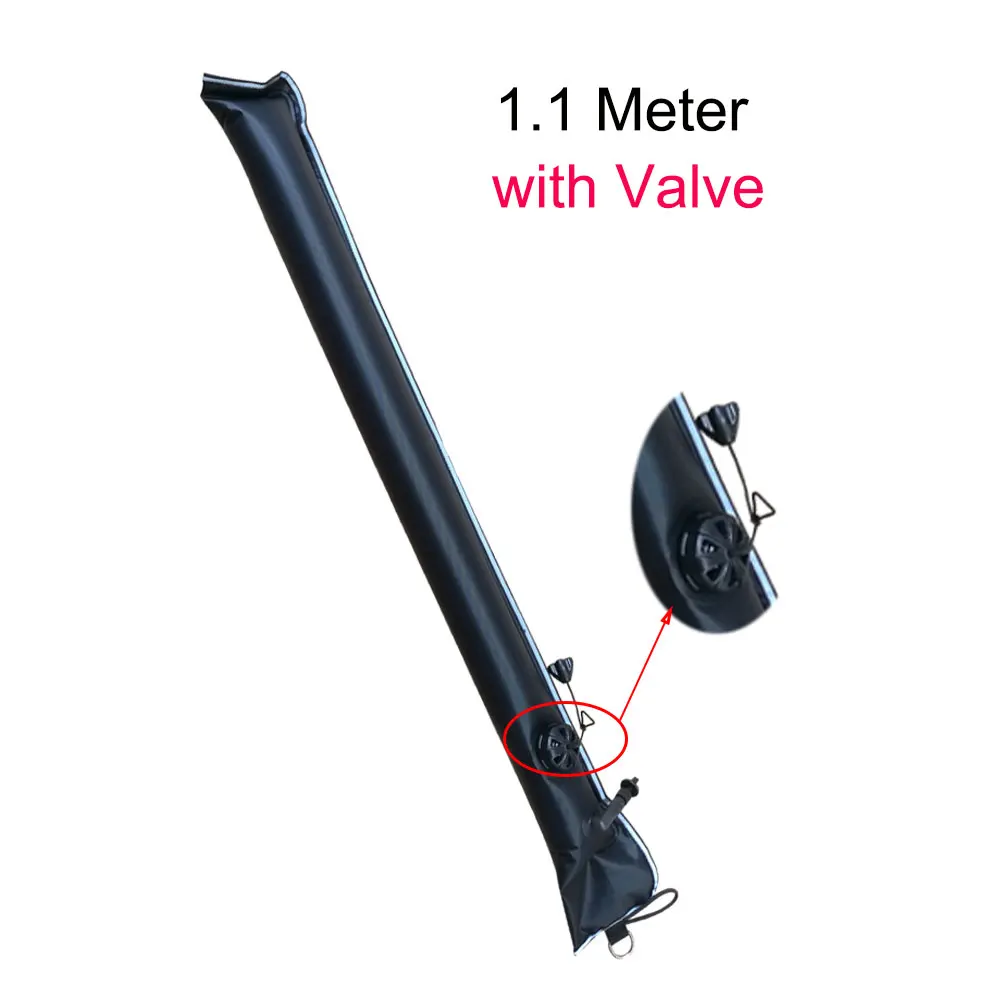 1.1 Black with Valve 1,1 м-1,8 м закрытый Дайвинг поверхность маркерный буй SMB дрейф дайвинг восходящая сигнальная трубка безопасная колбаса Для Сноркелинга - Цвет: 1.1 Black with Valve