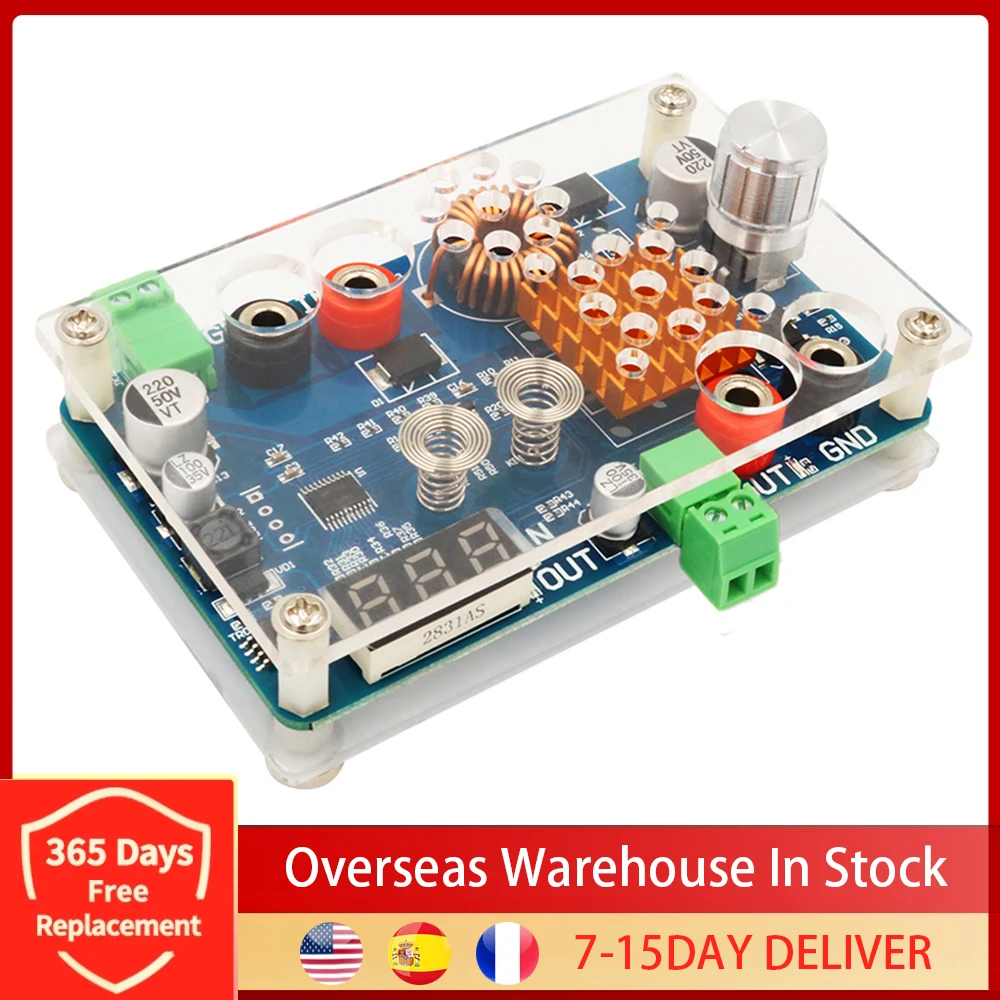 

DC 5-32V Breakout Board Voltage Power Supply 3A Adjustable Regulator Board Buck Converter Module With Touching Sensor Switch