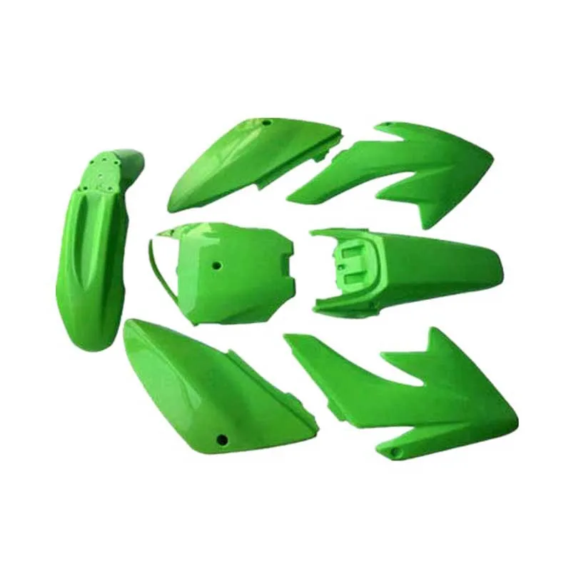 

Green Motorcycle Mudguards Panels Plastics Fairing Fender Body Cover Kits Fit for Honda CRF70 150cc 160cc 200cc PIT Dirt Bike
