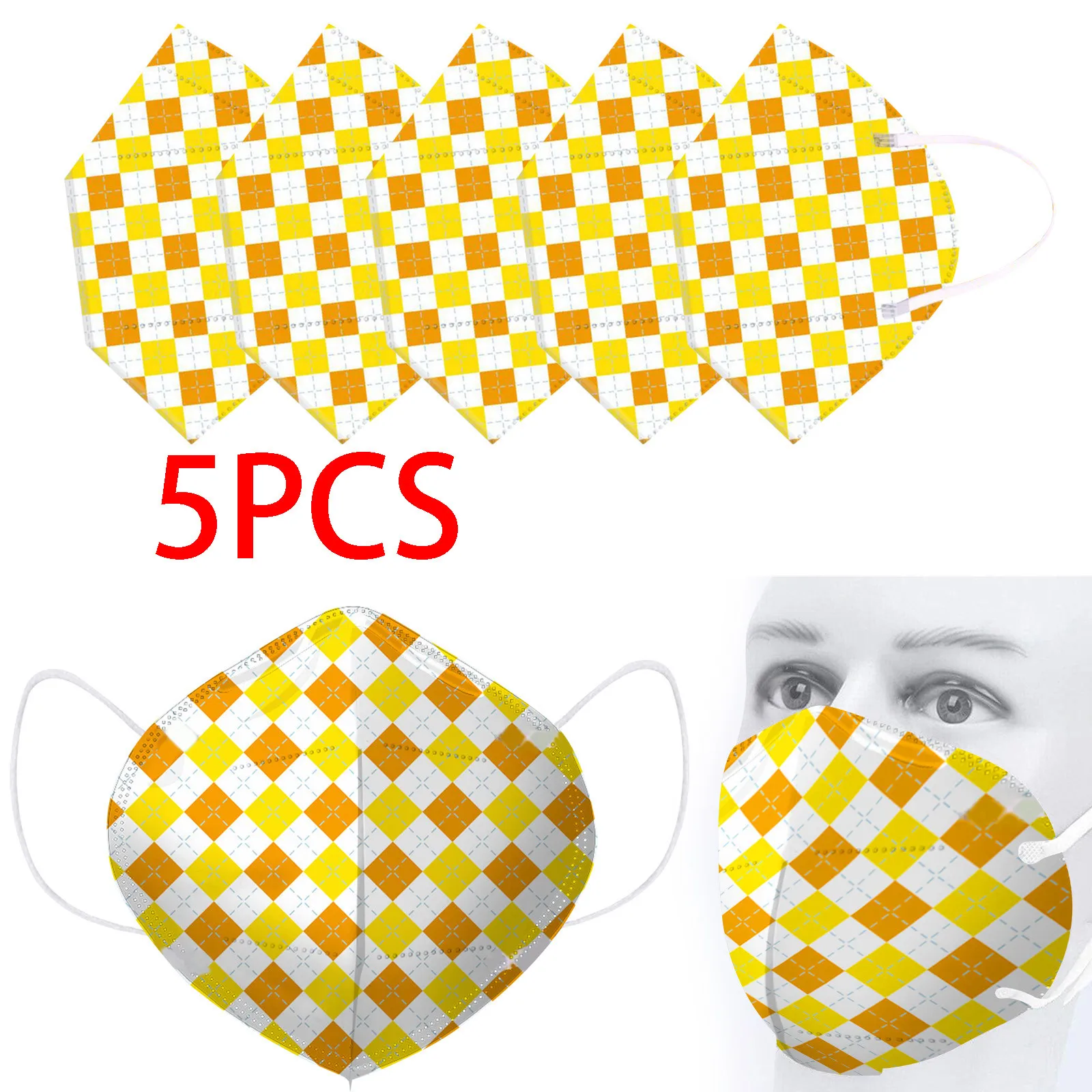 5/10 шт. 5 слойная Удобная Регулируемая Маска высокой плотности PM2.5 маска с фильтром