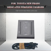 car wireless charger for toyota new prado 2018 2020 mobile phone qi wireless charger for iphone fast charge mobile phone plate