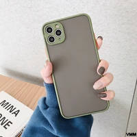 high quality frosted shockproof lens protective waterproof multi colors mobile phone accessories case for iphone xr 11 pro coque