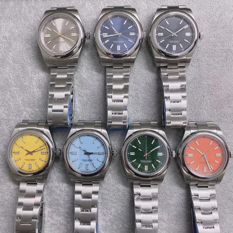 

2021 Mens Watch Oyster perpetual Automatic Mechanical Sapphire Glass Solid Stainless Steel Fashion Dial Men Watches Wristwatch