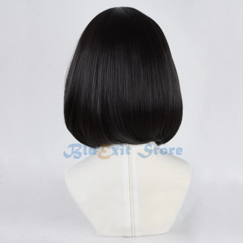 Игра BanG Dream! Afterglow Mitake Ran парик косплей волосы короткие черные красные BOBO