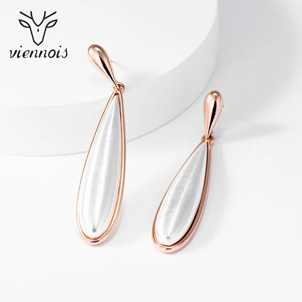 

Viennois Gold / Rose Gold Plated Dangle Earrings For Women Earrings 2020