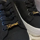 Обувная пряжка с именем на заказ, бирка для кроссовок на заказ для женщин и мужчин, индивидуальная обувь из нержавеющей стали, пряжка, ювелирные изделия, подарок на день рождения 2021