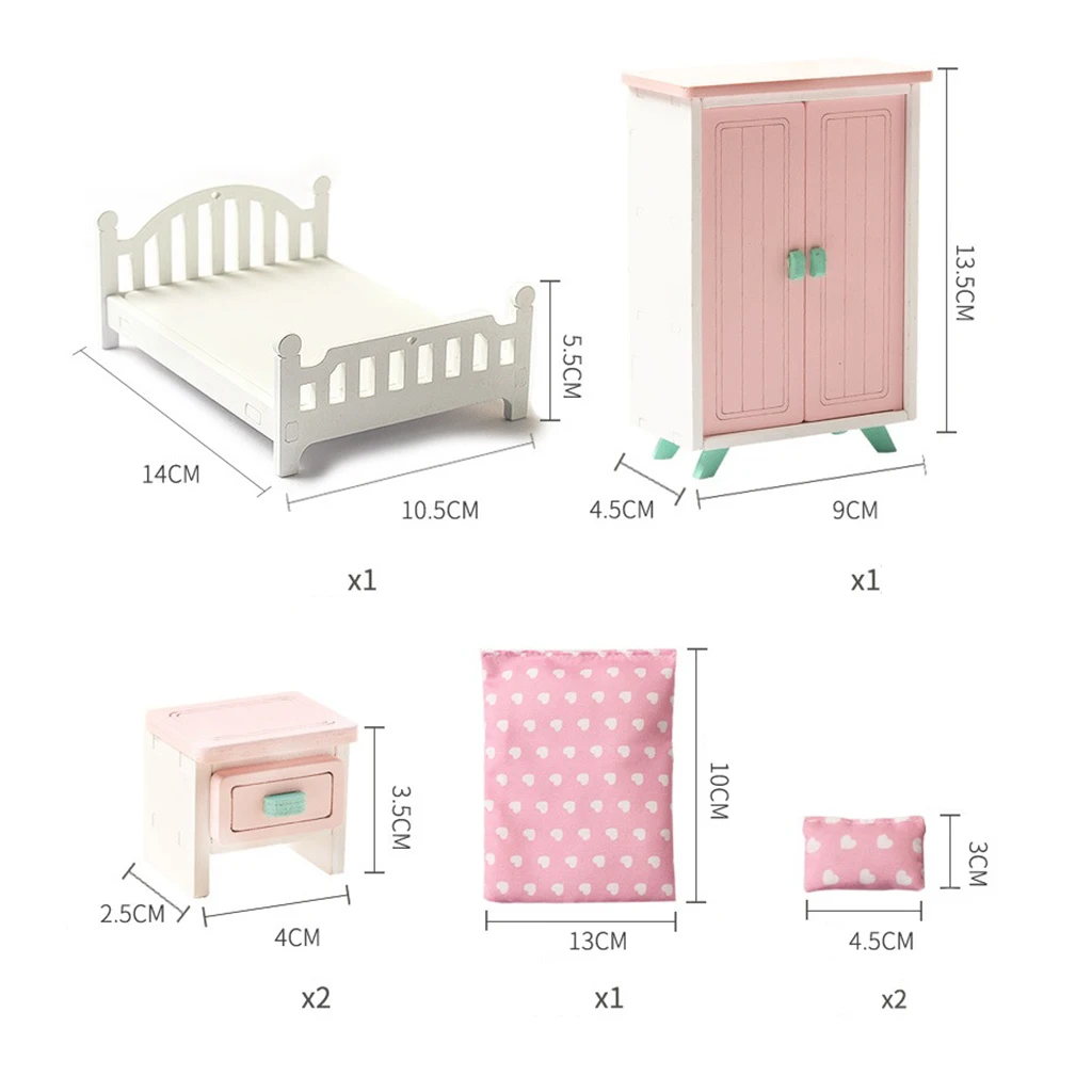 

1:12 Scale Doll House Furnishings Mini Simulation Model Room Furniture Accs