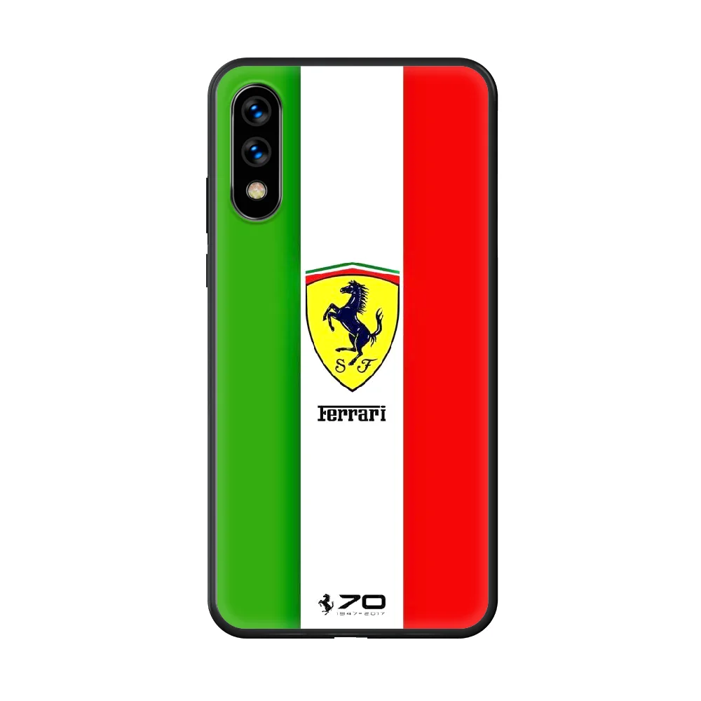

F-Ferrari Sports Cars Phone Case hull For huawei honor 7 8 9 10 20 A S X Lite Pro black back Fashion Painting Shell Pretty