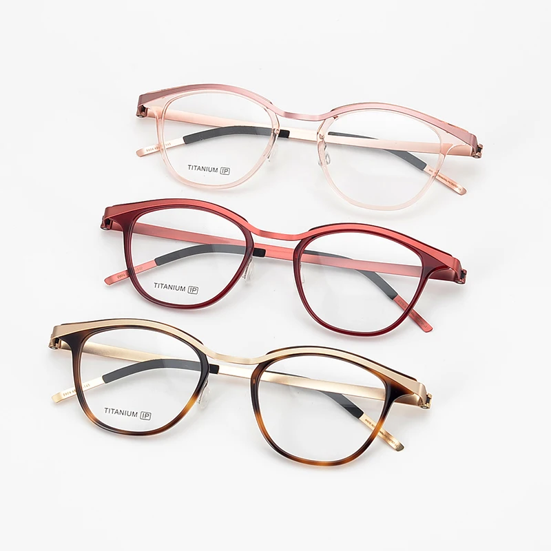 9904 брендовая титановая оправа для очков женские Ретро 2024 дизайнерские оправы