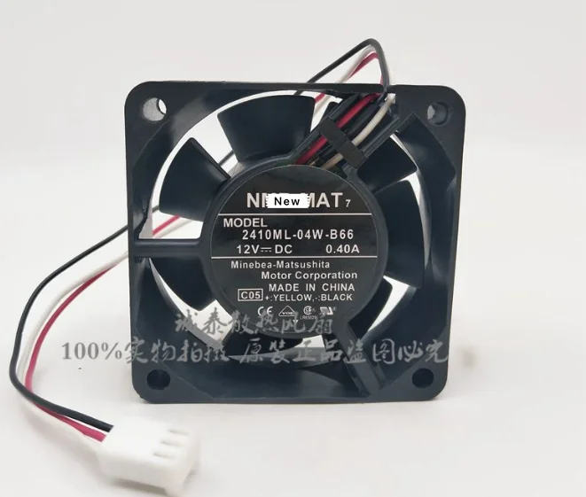 

for NMB-MAT 2410ML-04W-B66 C05 Server Cooling Fan DC 12V 0.40A 60x60x25mm