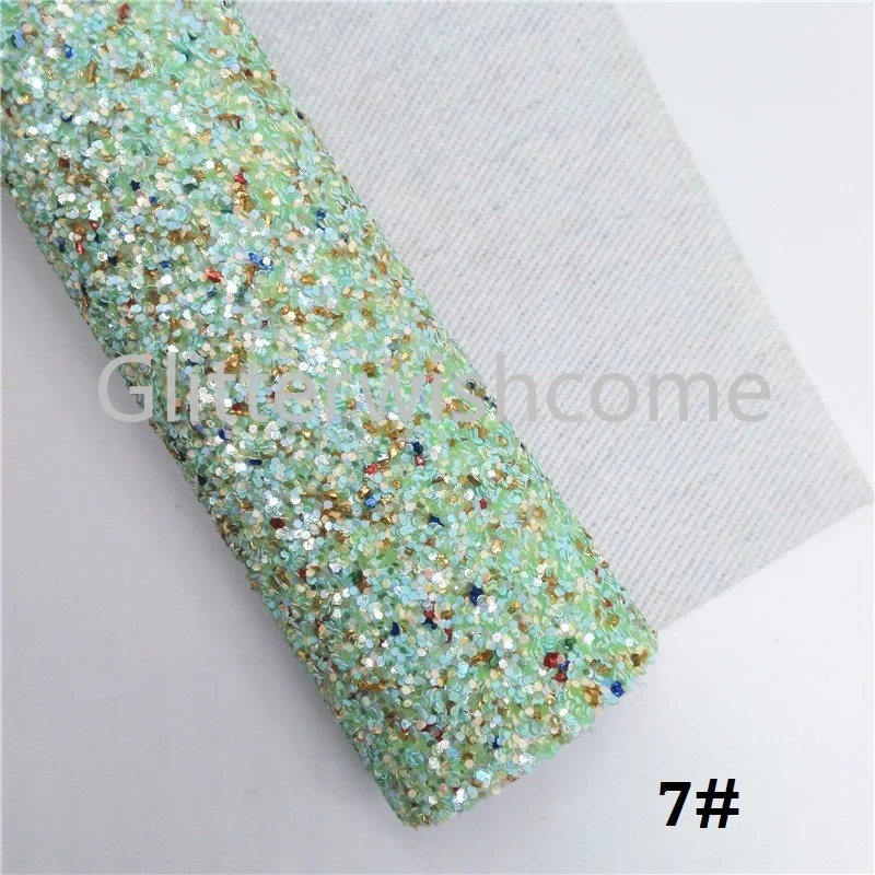 Ткань Glitterwishcome размера A4 21 х29 см крупная блестящая кожа искусственная фототкань