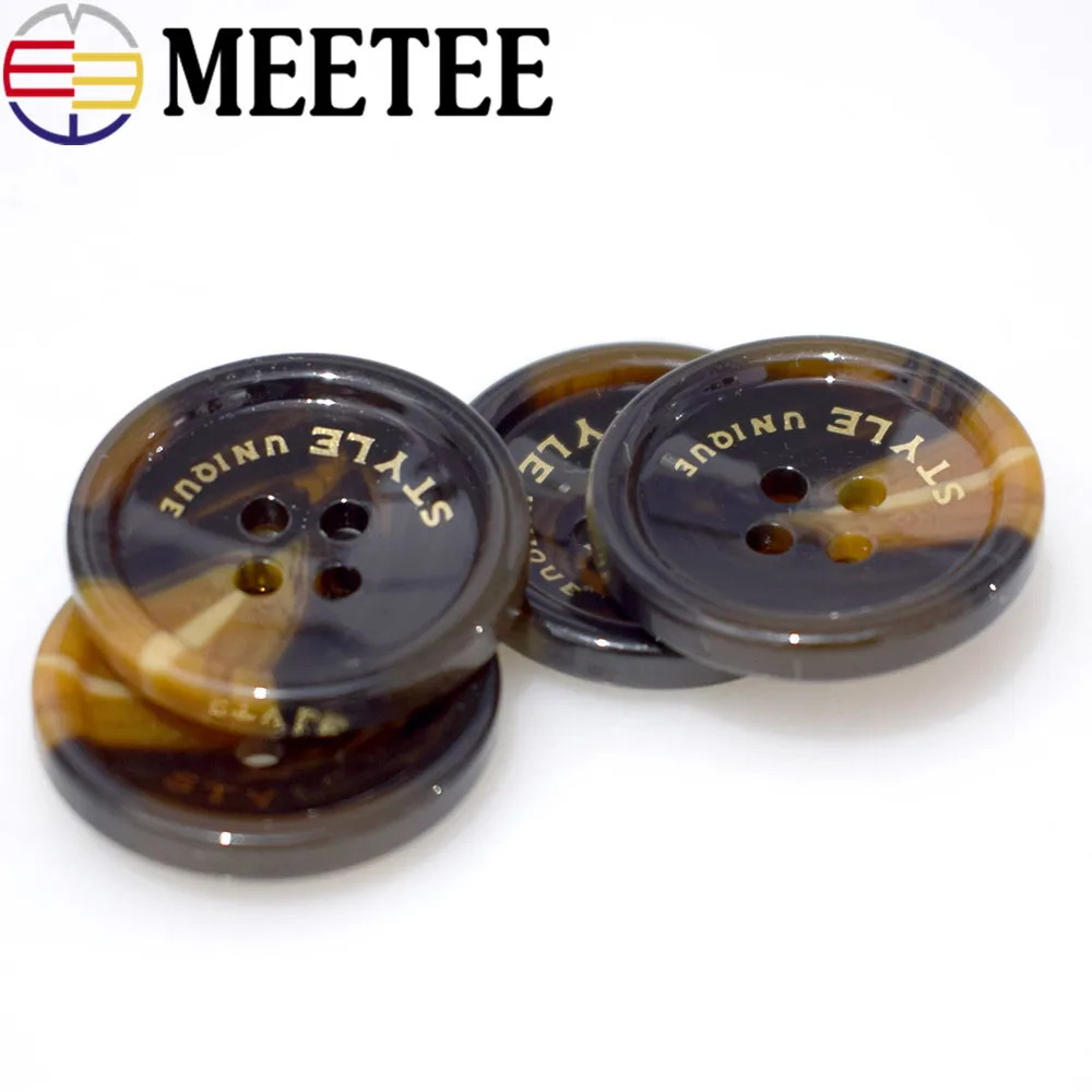 Круглые пластиковые пуговицы Meetee с 4 отверстиями 50 шт.|button eye|eye buttonsbutton 50pcs |
