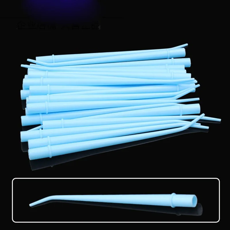 25pcs Plastic Curved Tips Surgical Aspirator Dental Saliva Ejector Disposable Autoclavable Suction Tube | Красота и здоровье