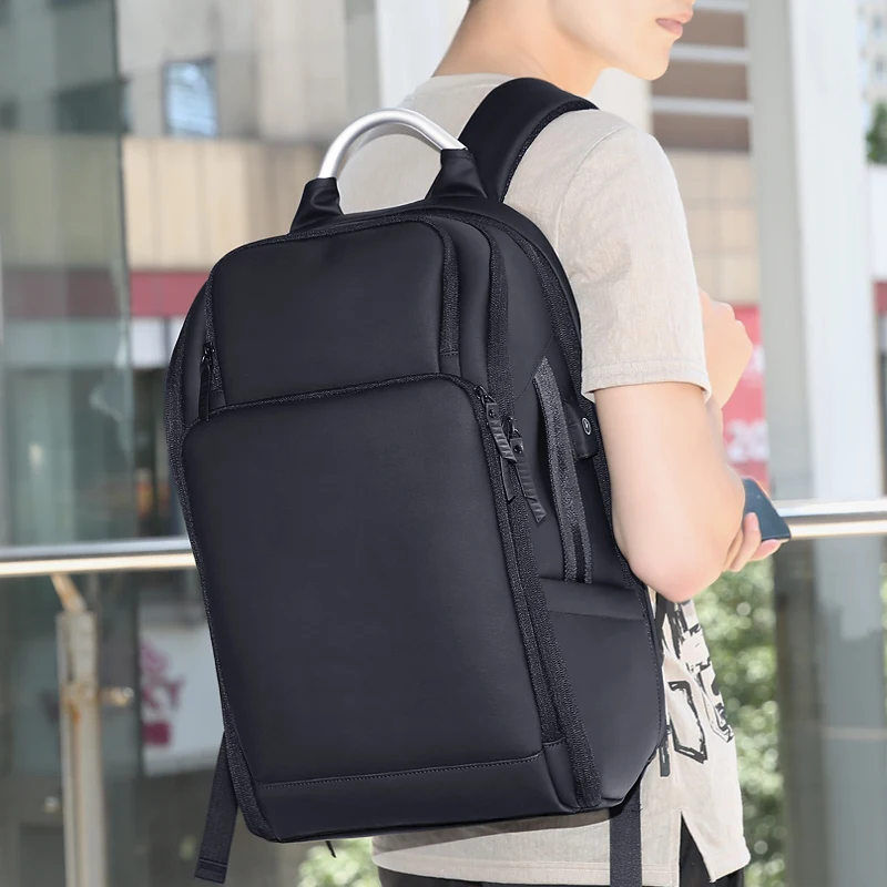 

2021 New Brand 17 Inch Laptop Backpack Men USB Charging Travel Backpacking School Bag Nylon Waterproof Anti Theft Backpacks