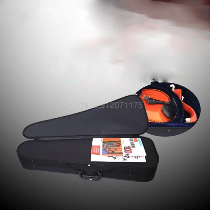 

Acoustic Violin 4/4 Full Size Wood Fiddle With Bow Carry Case Kits For Musical Lover Student Portable Nylon 1/8 Storage Bag