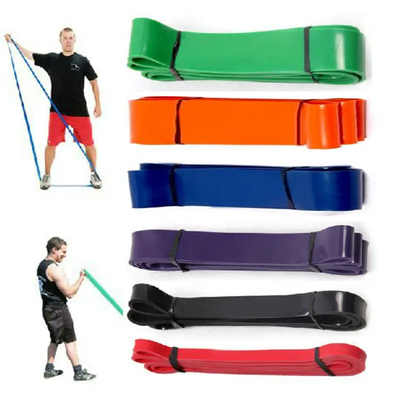 Heavy Duty Exercise Resistance Bands Fitness Pull Up Loop Set Yoga Tension Band Home Gym Strength Weight Training Power | Аксессуары для