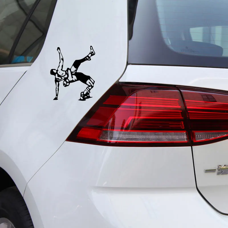 14.4CM*17.6CM Freestyle Wrestling Window Decoration Whole Body Decal Art Car Sticker | Stickers