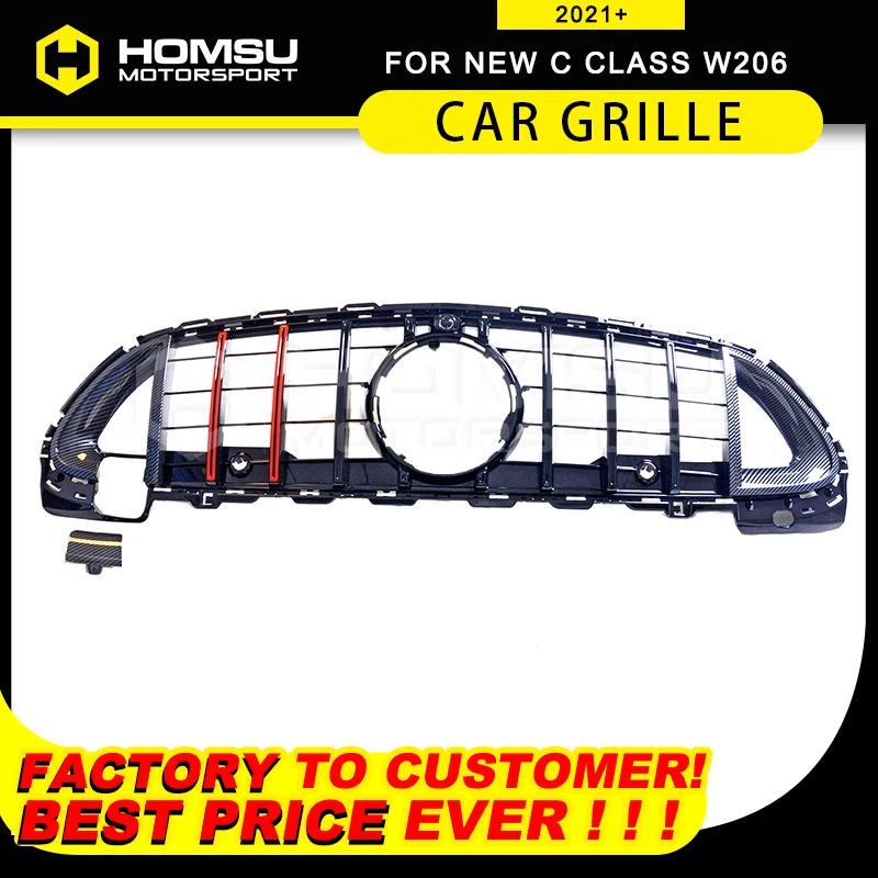 Новый год 2021 года решетка C класса W206 Gt подходит для merce C220 Класс передняя сетка из