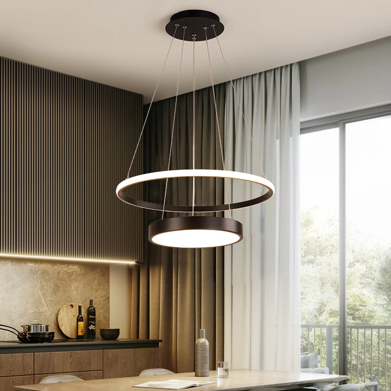 Modern Pendant Chandelier Aluminum 
