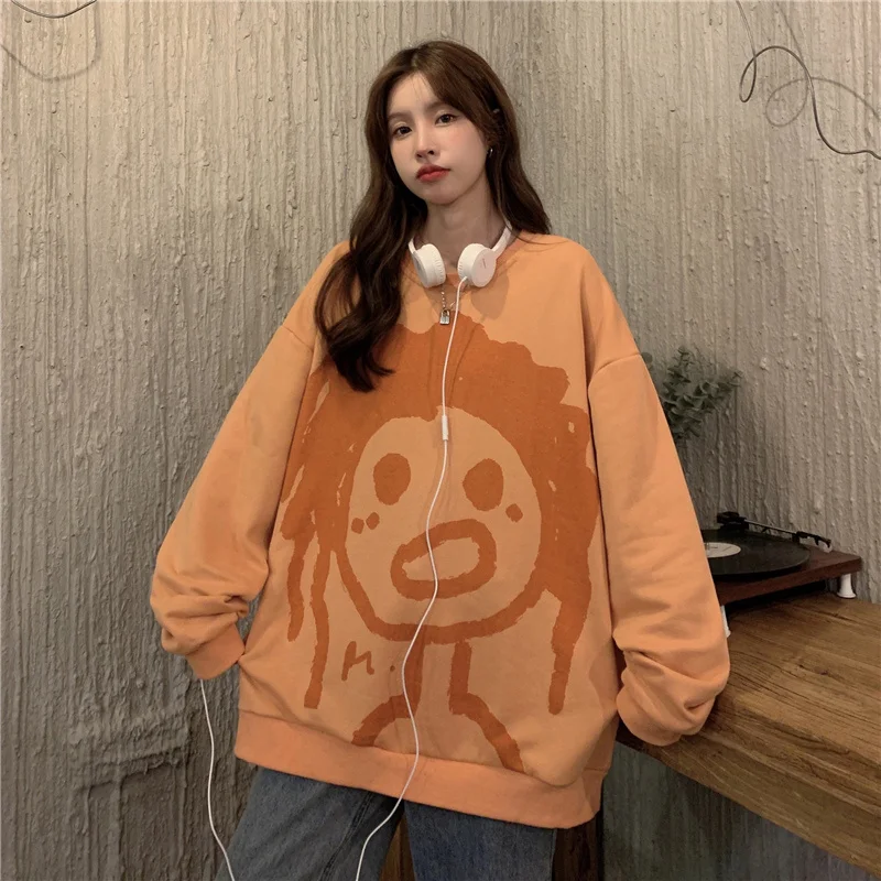 

Clearance Leak-picking Sweater for Women Spring and Autumn Thin Spring and Autumn Original Couple Design Sense Early Kio