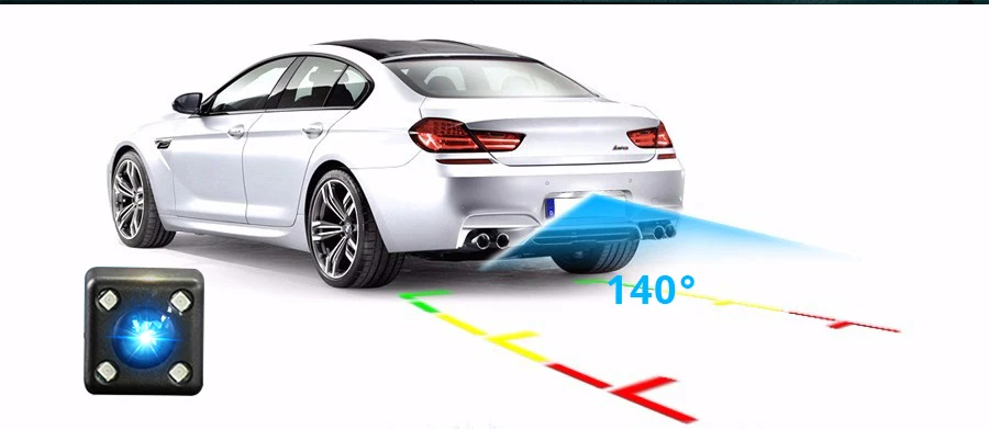E-ACE 5.0 дюймов IPS Видеорегистраторы для автомобилей зеркало Full HD 1080 P Зеркало заднего вида Камера с Двойной объектив Автомобильный видео регистратор Авто регистраторы Ночное видение видеорегистраторы
