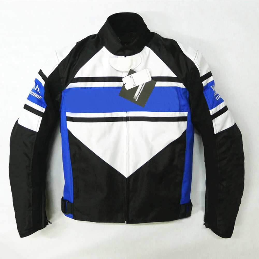 

Black White Blue Jacket For Yamaha Motorcycle MX Dirt Bike Off-road Motorbike Jacket With Protector