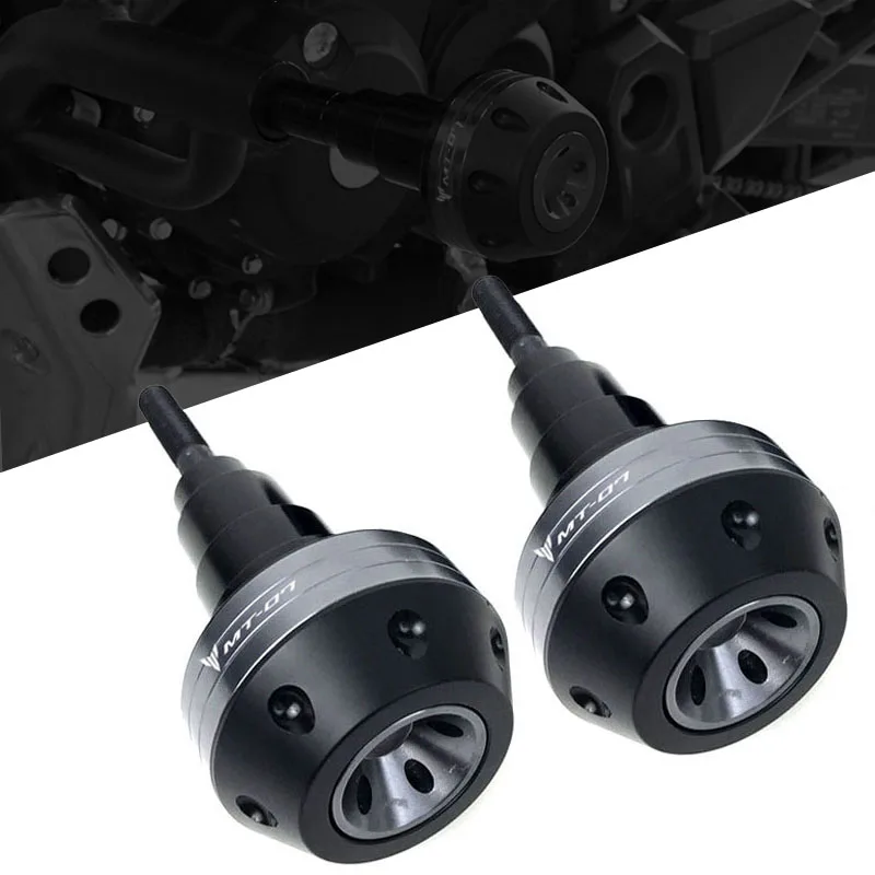 Слайдеры защиты двигателя для Yamaha MT07 MT 07 2015 2020 крышка слайдера рамы с ЧПУ поломка