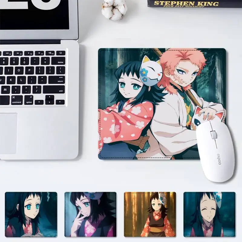

Fashion Demon Slayer Makomo office Pad Keyboard Mat Desk Durable Desktop Mousepad Rubber Gaming Small Mouse Pad Office Mouse Mat