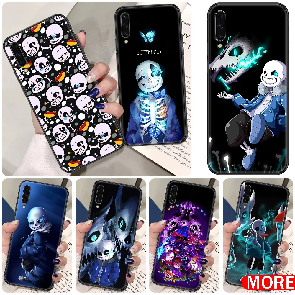 Undertale sans doggo Phone Case For Samsung Galaxy A10 A12 A20E A21S A30 A32 A40 A50 A51 A52 A70 A71 A72 A5 A6 A7 2016 20 black | Мобильные