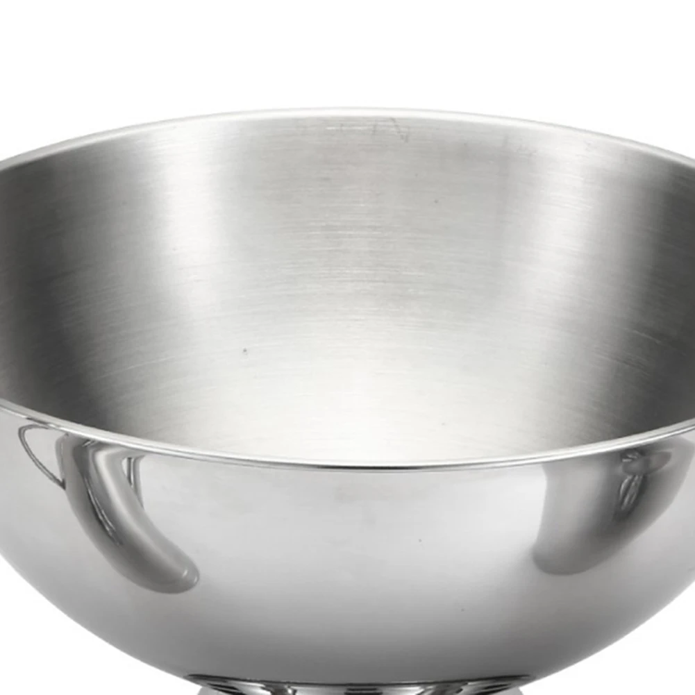 Серебряная миска для жареного мороженого из нержавеющей стали десертная чашка