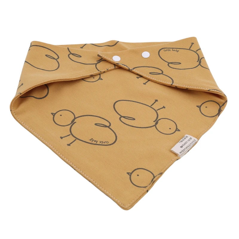 

3 Pcs Baby Bibs Triangle Double Cotton Print Girls Boys High Quality Saliva Towel Dribble Bandana Bibs Cute Kids Soft Baby Stuff