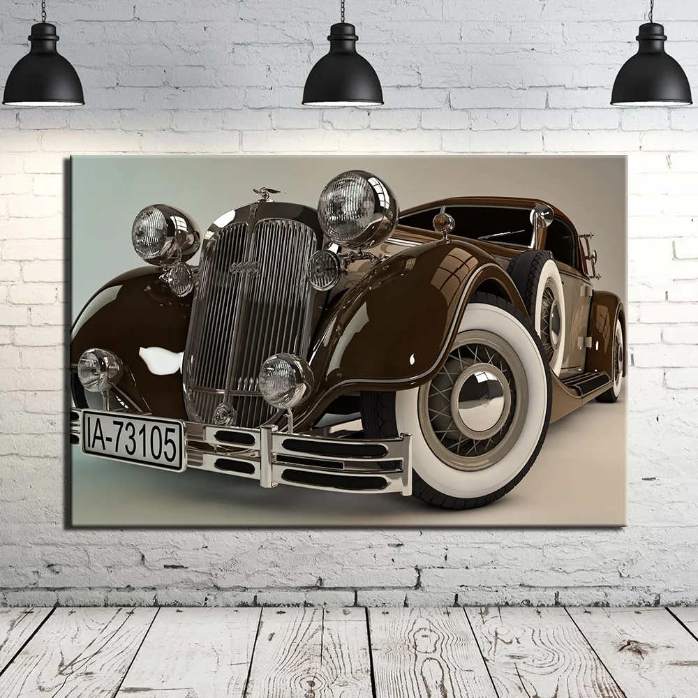 Постер &quotVintage Car Horch 853&quot HOVIMAISI