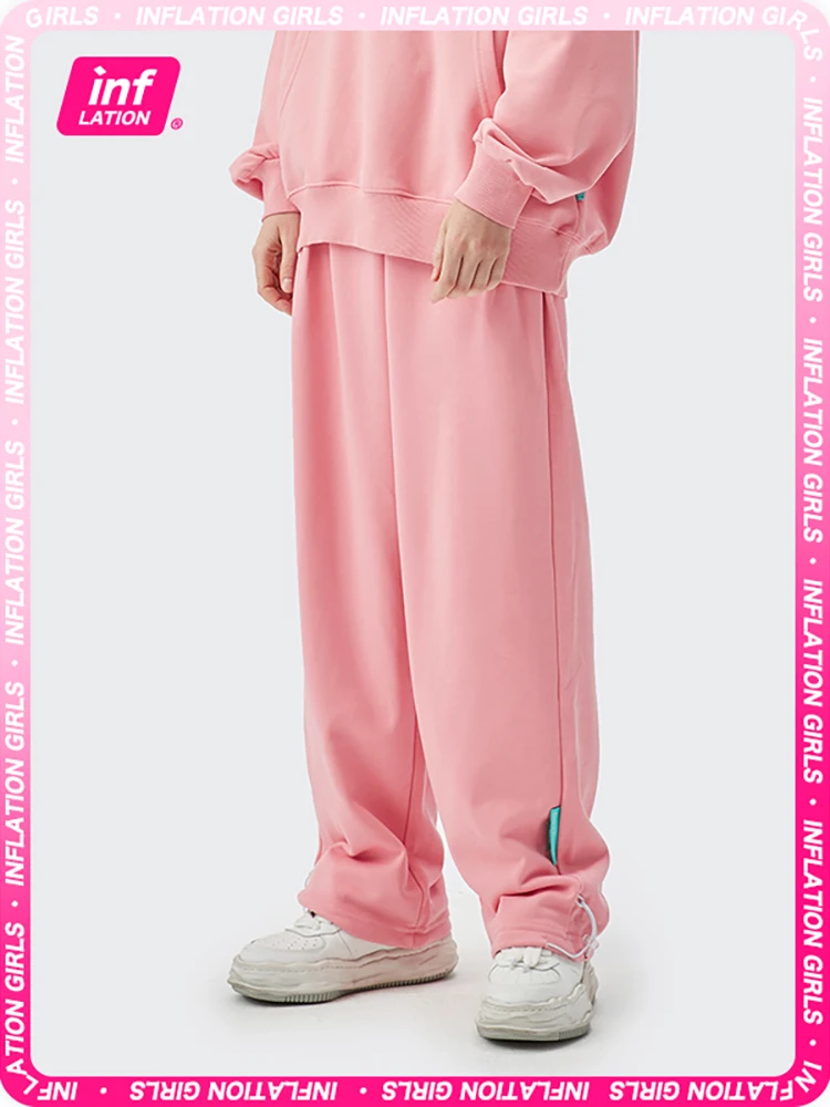 

Брюки спортивные унисекс с завышенной талией, ярких цветов