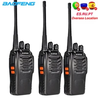 3pcs baofeng 888s walkie talkie 6km cb ham radio bf 888s 5w two way radio car fm transceiver bf888s toy interphone comunicador
