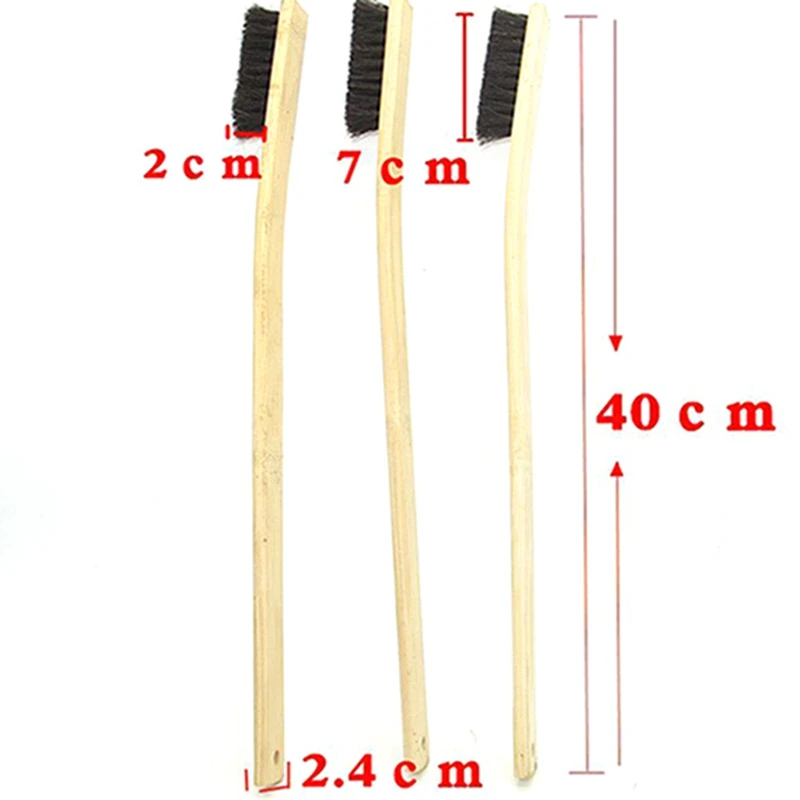 

1 шт. 40 см Автомобильная щетка для очистки обода колеса автомобиля с длинной бамбуковой ручкой натуральная автодетализация шайба