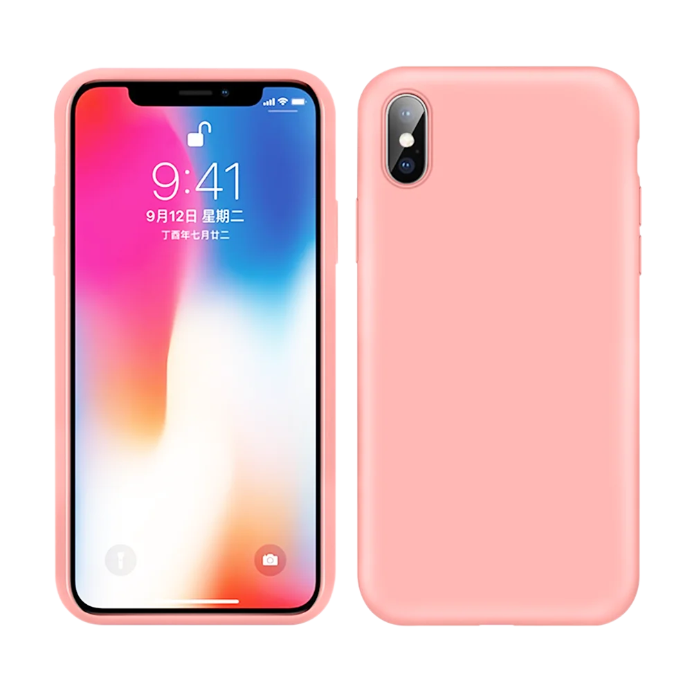 Жидкий силиконовый 360 Полный Чехол для iPhone 6 6S Plus X мягкий для iPhone 8 7 Чехол для iPhone 7 8 Plus X XR XS Max чехол Fundas