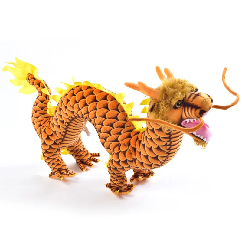 As picture Дропшиппинг Millffy высокое качество Новое поступление Peluches китайские Плюшевые игрушки-Драконы чучело Мягкая Кукла талисман для детей - Цвет: As picture