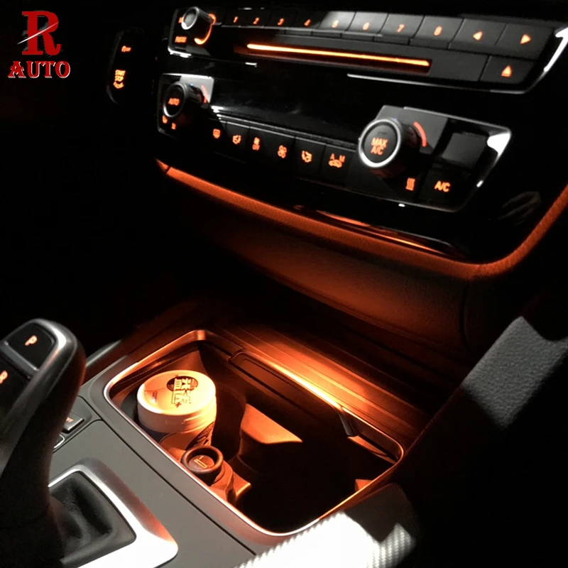 

Ambient Light Interior Ashtray Atmosphere Decorative Lamp For BMW 3 series F30 F32 Central Control Armrest Box Lighting Adorn