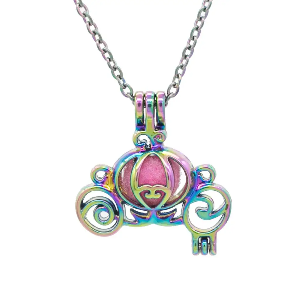 REYOW 1 шт. Радужная Тыква автомобиль жемчужная подвеска в форме клеток эфирное