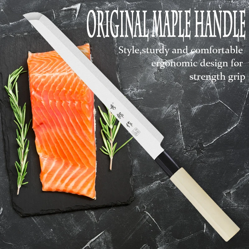 Профессиональный японский нож шеф-повара для сашими приготовления суши кухонный