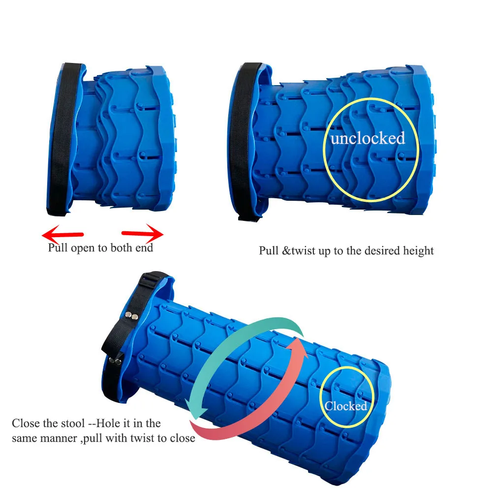 Online Dış Mekan Mobilyası Geri çekilebilir Tabure Sandalyeler Taşınabilir Tabure Salonu Katlanır Sandalye Kamp Taburesi Uygun Katlanabilir Balıkçılık Sandalye