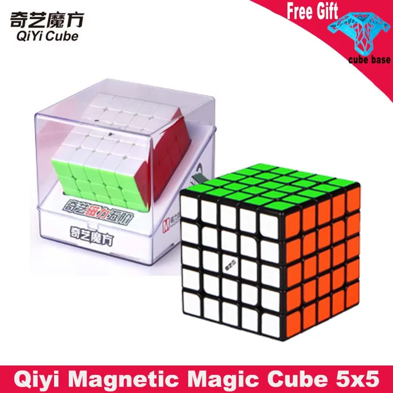 

Магнитная детская игрушка Qiyi, 5x5 Mofangge 5x5x5 мс, скоростной кубик, магниты без наклеек, магнитный кубик, обучающие игрушки