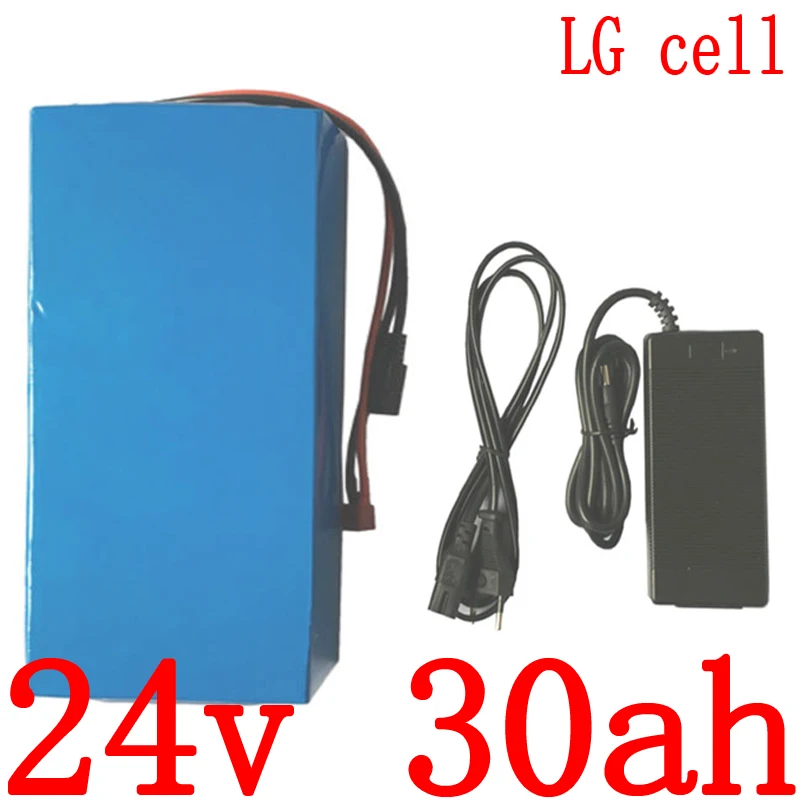 

24V Battery 7S 24V 30AH Lithium ion Battery Pack 1000W 700W 500W 24V 20AH 40AH e bike Bicycle Scooter Bateria Use LG 18650 Cell