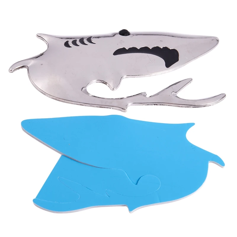 Car Alloy Emblems Button 3D Sticker Shark Decor | Автомобили и мотоциклы