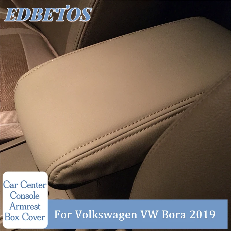

For Volkswagen VW Bora 2019 Car Centre Armrest Mat Interior Auto Armrests Cushion Storage Box Cover Mats Arm Rest Protector Pad